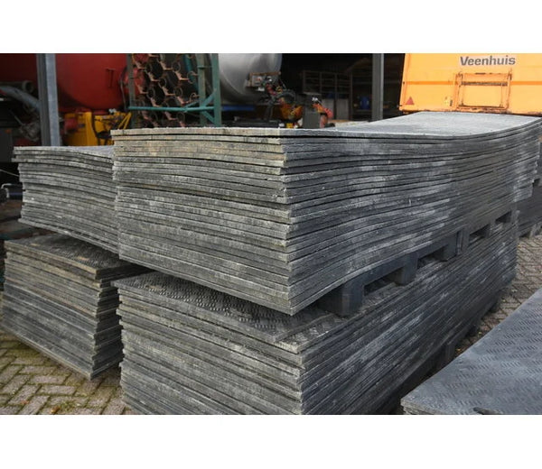 Vol pak gebruikte HD rijplaten 300 x 100 x 1,5 cm 35 stuks