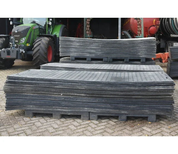 Vol pak gebruikte HD rijplaten 300 x 100 x 1,5 cm 35 stuks